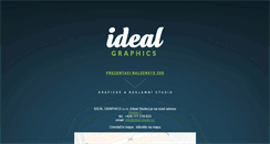 Desktop Screenshot of ideal-studio.cz